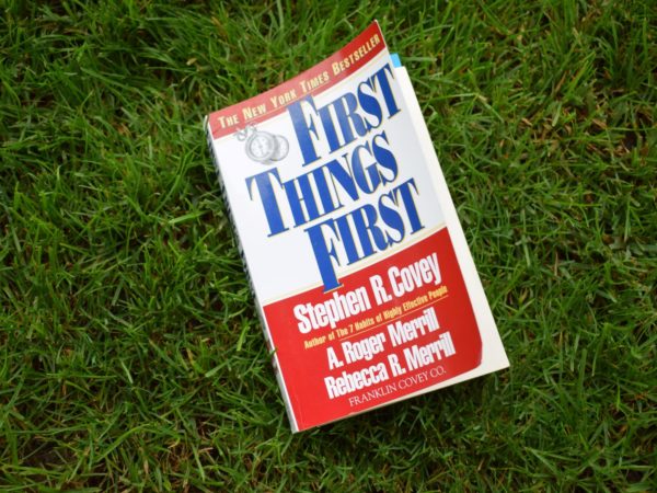 first things first