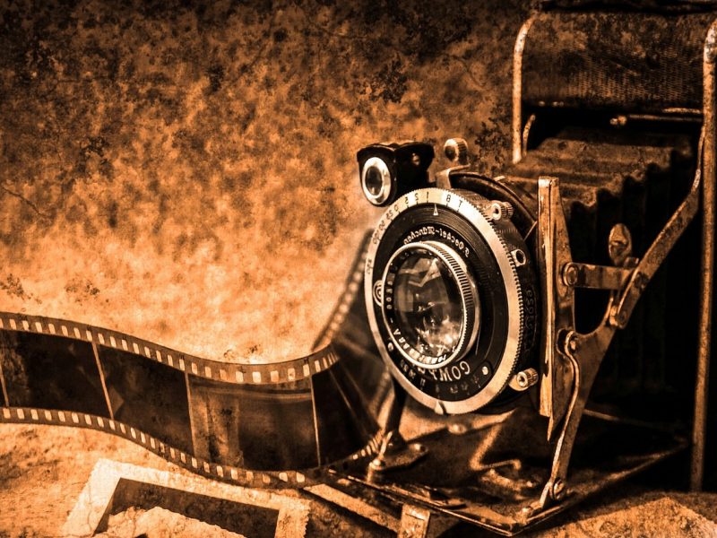 old camera lens